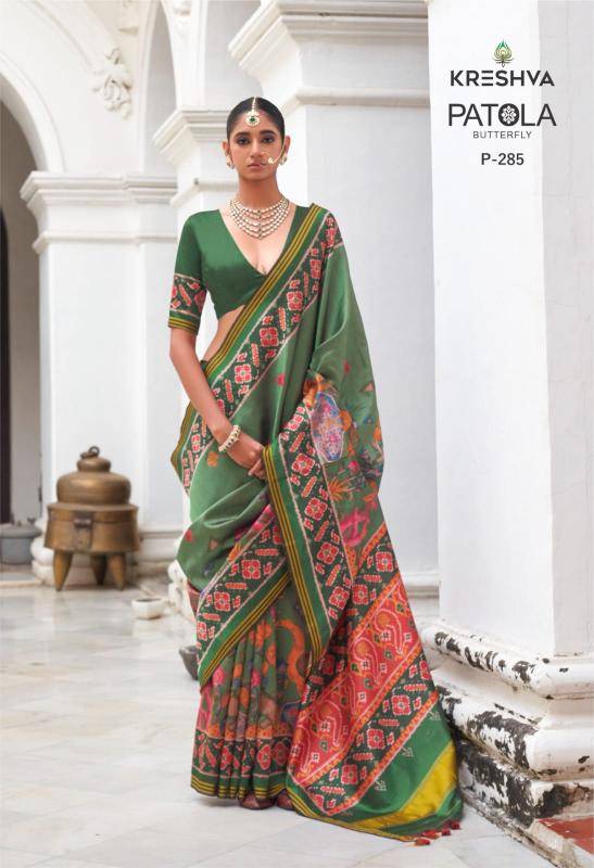 Kreshva patola butterfly Saree suppliers in Pune